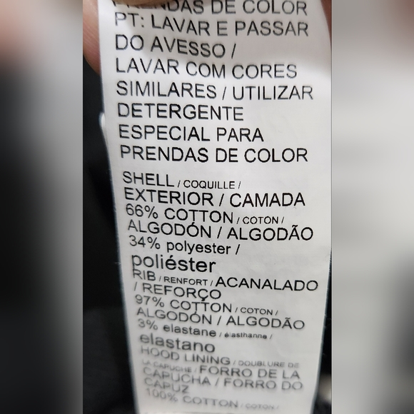 Puma black & white Rebel stripe sleeves hoodie pullover men's size 3XLT - Picture 10 of 11